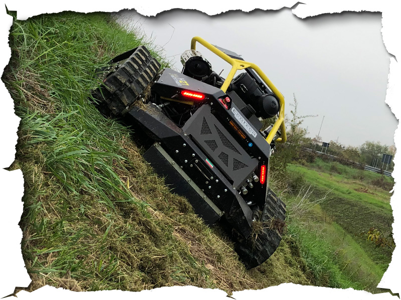 Ecotech H27 Panther - praca na zboczach